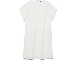 VERO MODA VMTASSA SS SHORT DRESS JRS NOOS Dames Jurk - Snow White