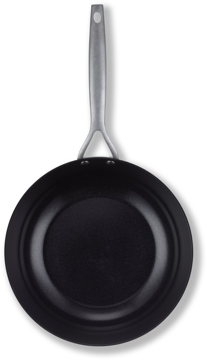 Brabantia Dusk Wokpan Ø 28cm – 100% PFAS Vrij – Keramische Antiaanbaklaag - Inductie Koekenpan – Vaatwasser- en Ovenbestendig - Grijs — afbeelding 2
