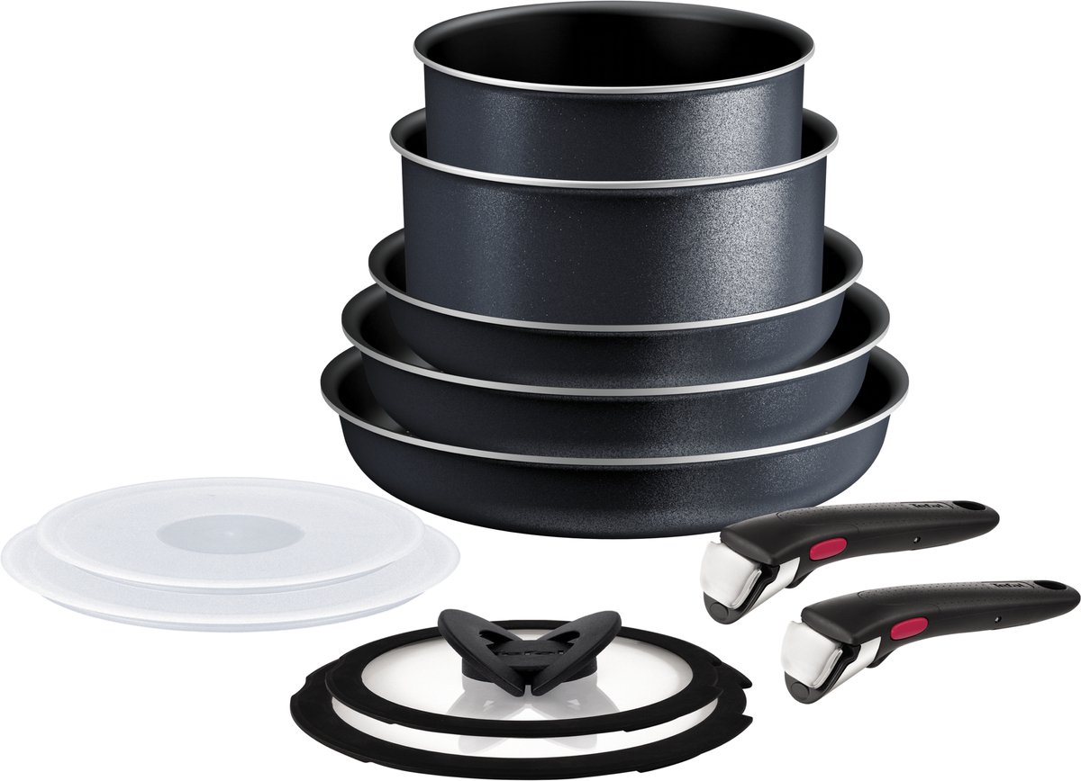 Tefal Ingenio Enjoy Pannenset, 3 Delig, 22/24/28 Cm Afneembare Handgreep Geschikt Voor Inductie Antiaanbaklaag Titanium Coating Light Tech Technologie Stapelbaar Vaatwasmachinebestendig En 2105302844 Tefal Ingenio Enjoy Pannenset, 3 Delig, 22/24/28 Cm Afneembare Handgreep Geschikt Voor Inductie Antiaanbaklaag Titanium Coating Light Tech Technologie Stapelbaar Vaatwasmachinebestendig En 2105302844