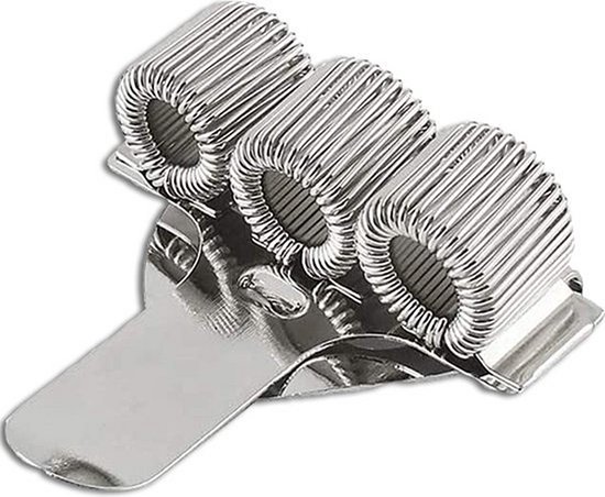 Foto: Knaak metalen pennenhouder pen loop clip geschikt voor 3 pennen