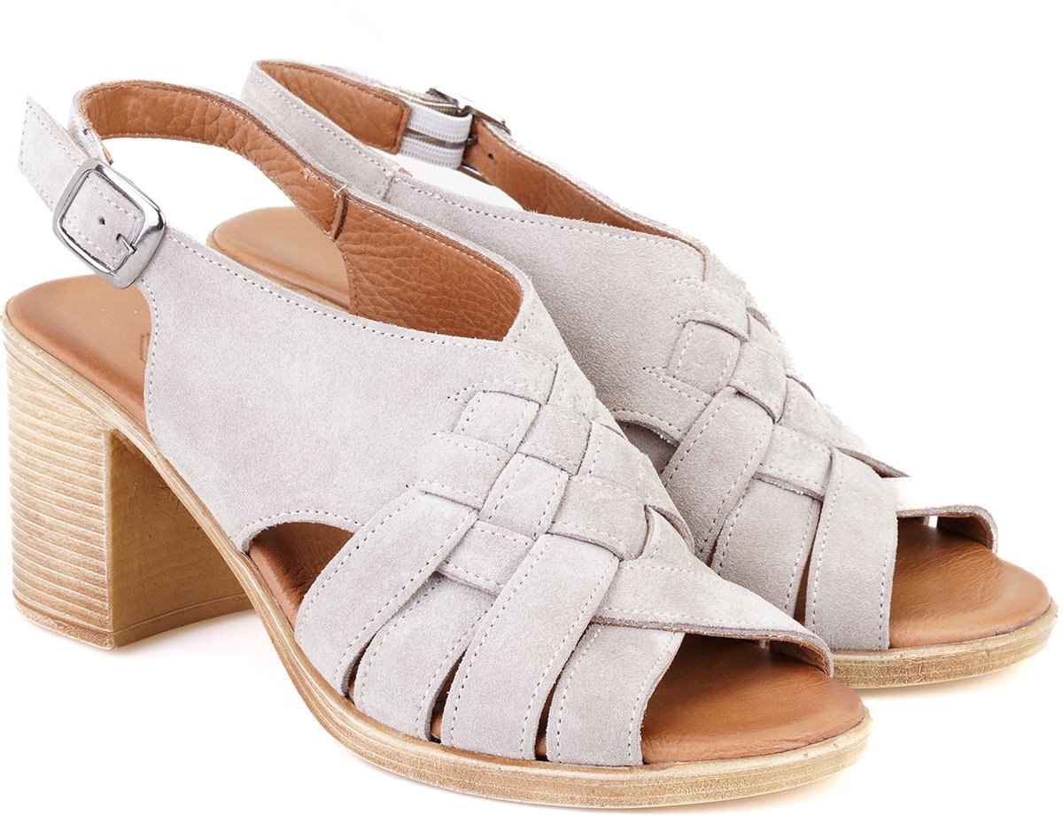 Desa Sandalen Suède Grijs Vrouwen Schoenpunt: Nez ouvert Maat: 38 EU