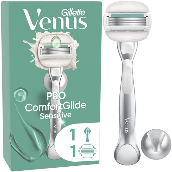 Système de rasage Gillette Venus Pro ComfortGlide Sensitive - 1 manche + 1 lame de rasoir