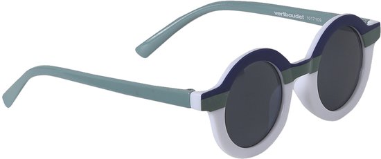 Zwarte sport zonnebril - Blauw/geel glas - Festival Supply