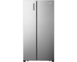 Heinner HSBS-HS519NFXE++ Amerikaanse Side-by-Side Koelkast – 519 L – Full No Frost – LED Touch Display – Multi Airflow Systeem – RVS – 5 Jaar Garantie