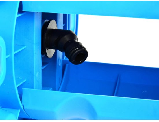GEKO Tuinslangwagen - 60m capaciteit - Antikrascoating - Transportwielen - 720mm hoog van Geko — afbeelding 5