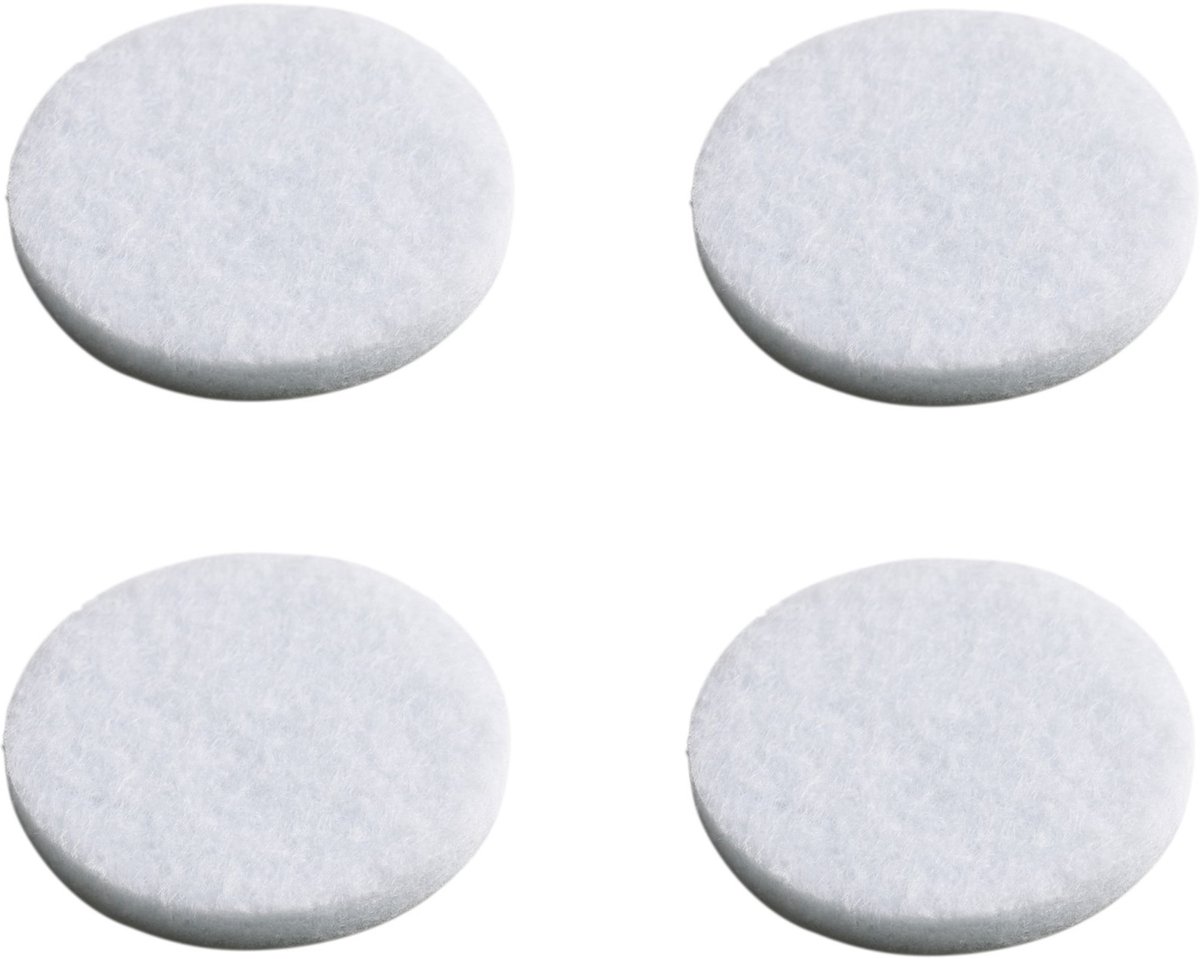 Metafranc - Zelfklevende viltjes voor stoelen en tafels - 22mm - 16stuks - wit