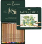 Faber-Castell pastelpotloden - blik 24 stuks -FC-112124