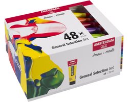 Amsterdam Standard Series acrylverf algemene selectie set | 48 × 20 ml