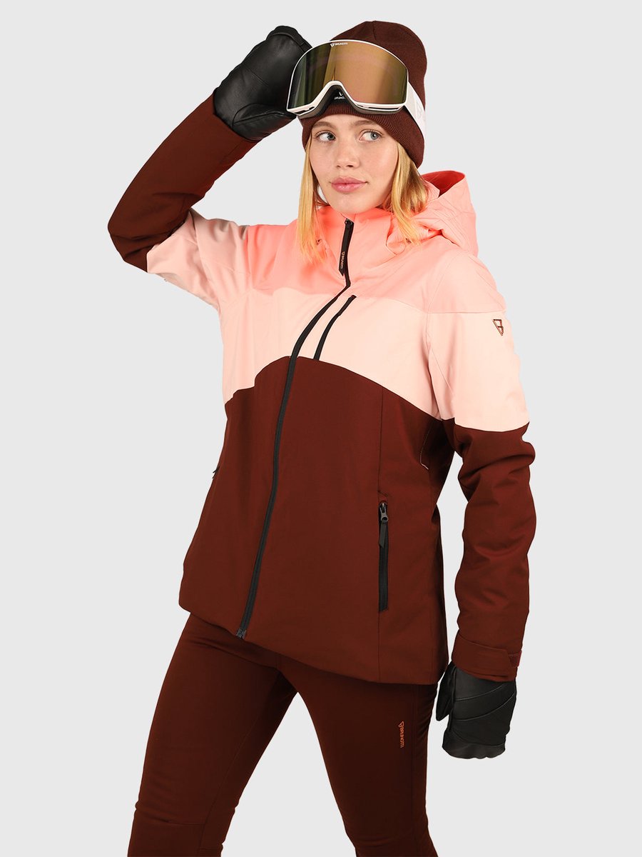 Brunotti Fastonia Dames Wintersport Ski Jas Wit