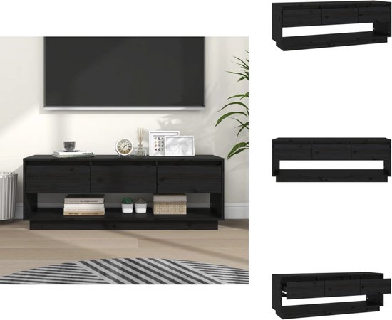 Tv-meubel 74x35x44 cm massief grenenhout honingbruin kopen