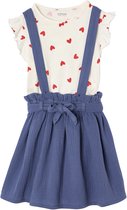 VERTBAUDET Ensemble T-Shirt Et Short Éponge Fille - Motif Craquant Et Confort Estival