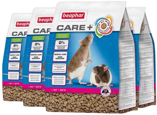 Beaphar Care+ Rat - 4 x 1,5 kg - Voordeelverpakking