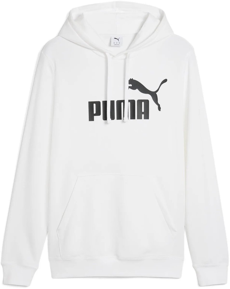 Puma Ess N1 Logo Hoodie 2XL Man Wit