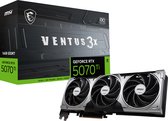 Bol.com MSI NVIDIA GeForce RTX 5070 Ti 16 GB VENTUS 3X OC - Videokaart - 16GB GDDR7 - PCIe 5.0 - 1x HDMI - 3x DisplayPort aanbieding