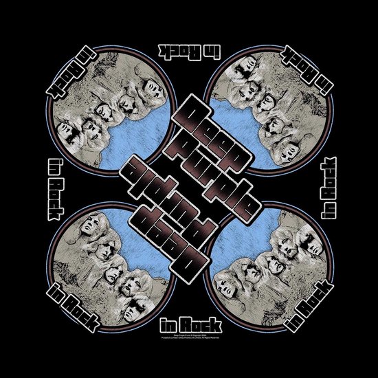 Deep Purple - In Rock Bandana - Zwart