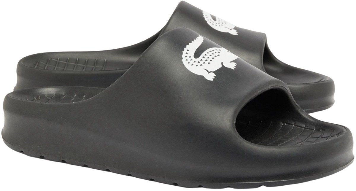 Lacoste Serve 2.0 Badslippers Heren Zwart