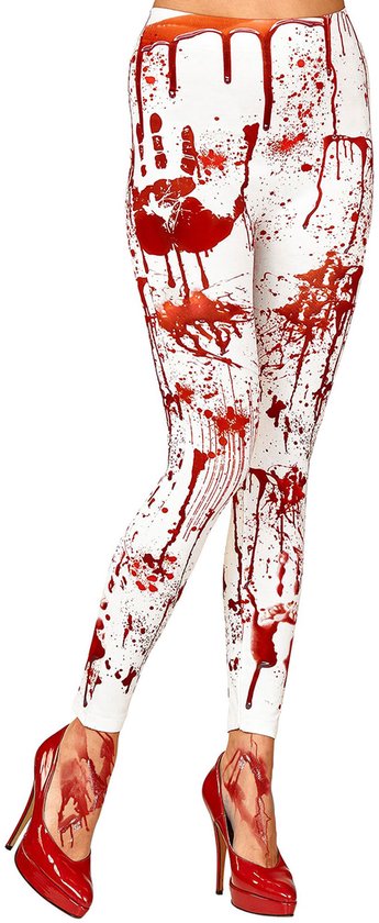 Legging met bloed halloween