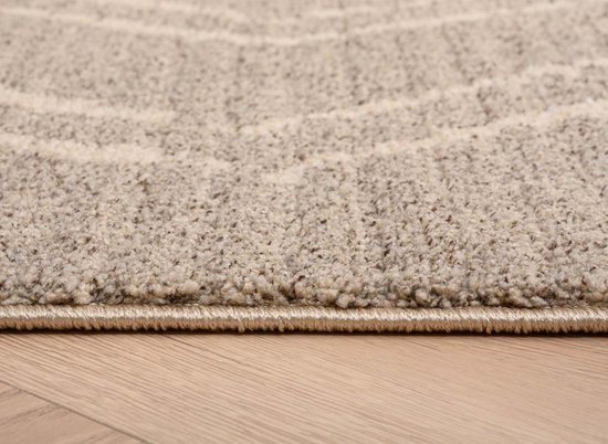 Tapis berbère Beni Ouarain Bahij - gris clair 240x340 cm