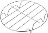 YUGN Ovenrooster 28 CM - Rond RVS - 2 cm hoog - Magnetron Rooster Rond - Oven Rek - Ovenrooster Universeel - eBook toegang