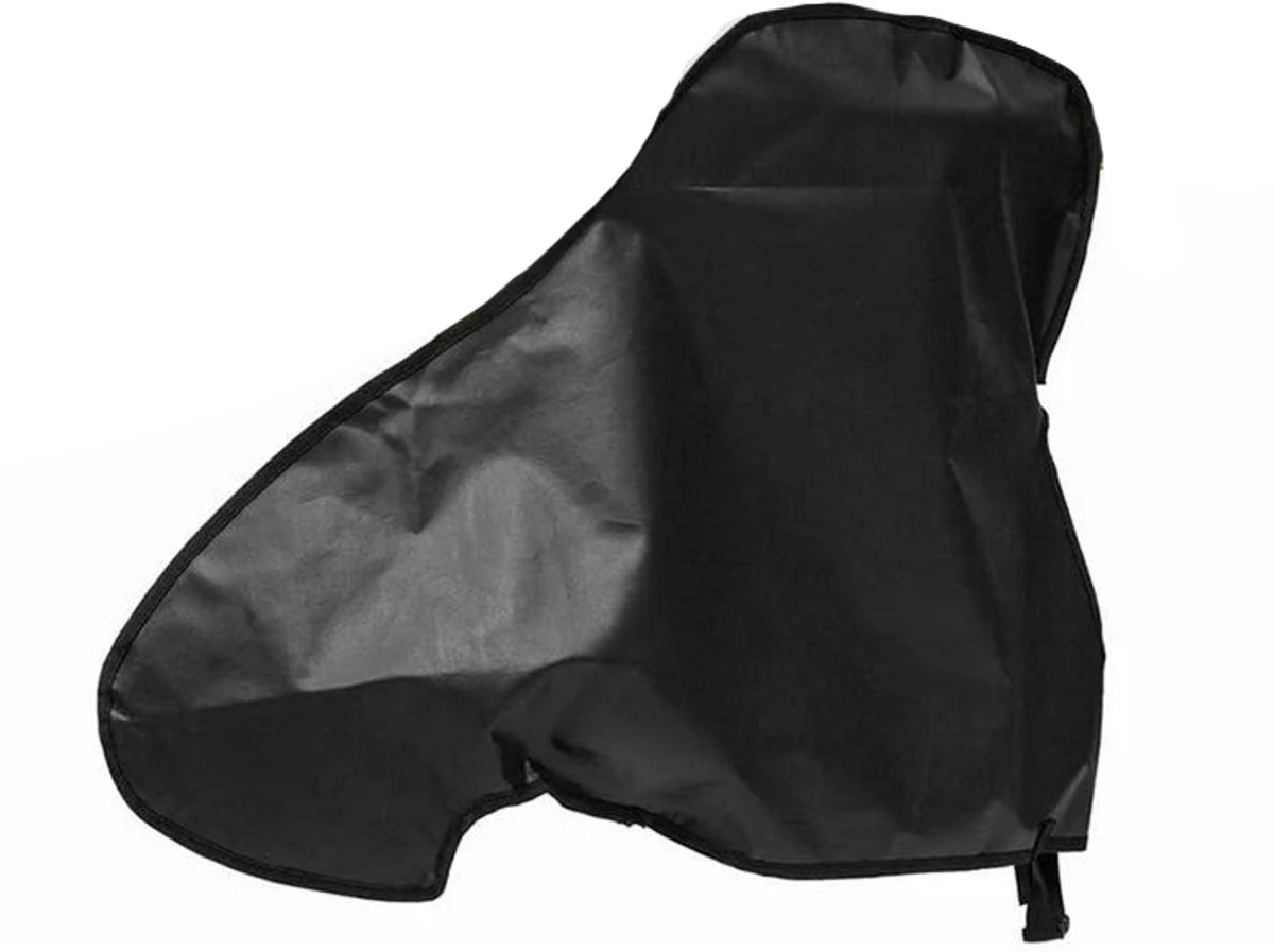 Disselafdekking - 87x 62x 40cm - disselkap - aanhangerafdekking - disselbeschermhoes - zwart - PVC - universeel - waterdicht- UV-bestendig - weerbestendig - met verstelbare riemges