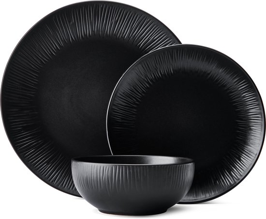 QUEEN'S ASSAM keramisch servies, 12-delig, voor 4 personen