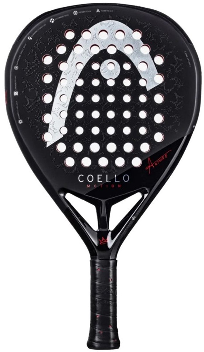 HEAD Coello Motion Diamant 2025 padel racket Zwart