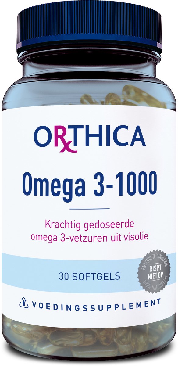 Goedkoopste Orthica Omega 3-1000 - vetzuren uit visolie - 30 softgels