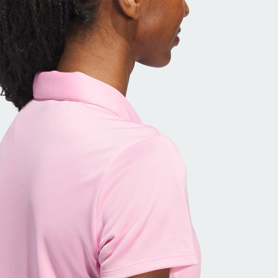 adidas Performance Solid Performance Poloshirt met Korte Mouwen - Dames - Roze- S van adidas — afbeelding 4