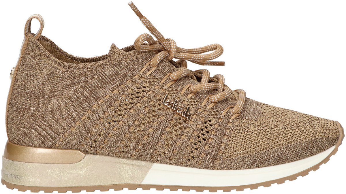 La Strada Sneaker Goud Knitted - Damesschoenen - Maat - 36