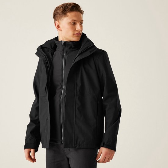 Veste Regatta pour homme - Kingsley 3in1 RG1430 - Noir - XL