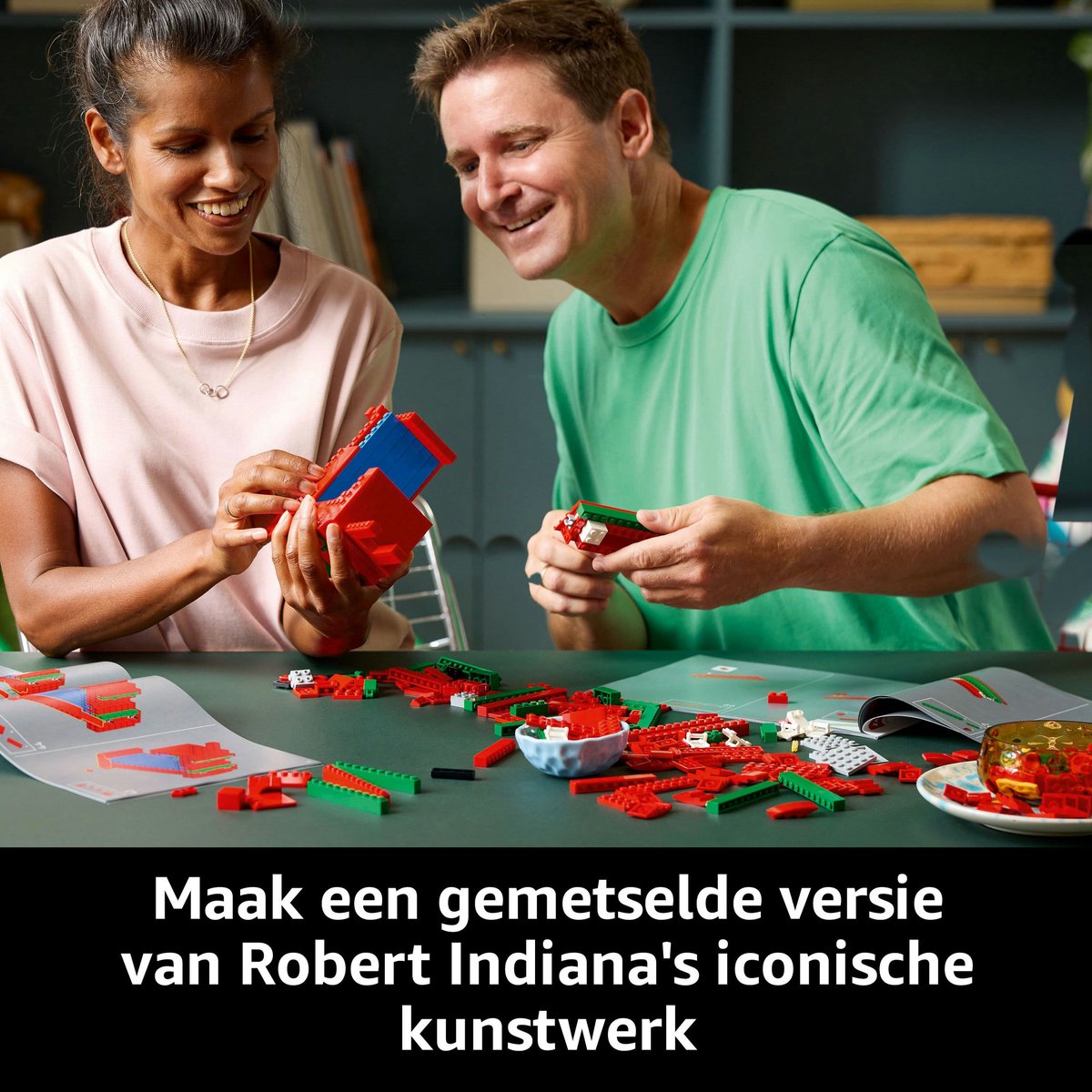 LEGO Art LOVE Woonaccessoire Decoratie Bouwpakket voor Volwassenen, Valentijnscadeau - 31214 – foto 4