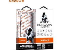 iPhone 16 Pro – Xssive King Kong Armour Hoesje – Anti-Shock Case – Transparant – Schokbestendig – Valbescherming
