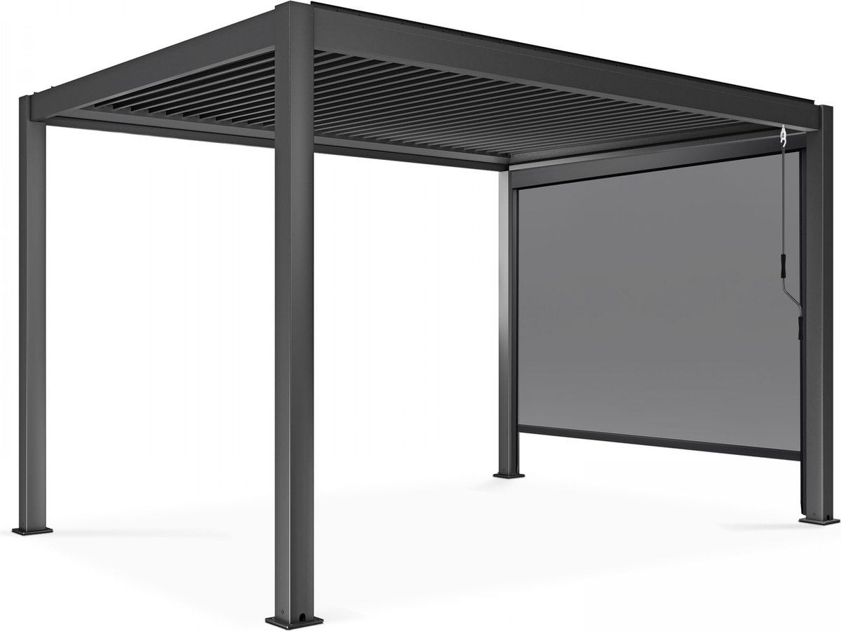 Oviala - Bioklimatologische pergola 3x4m met 1 luifels 266 x 234 m - Athenes