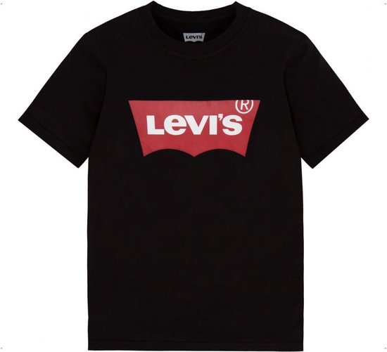 Levi's Jongens  Levi's 10Tee-shirt, Debardeur,Top zwart 104