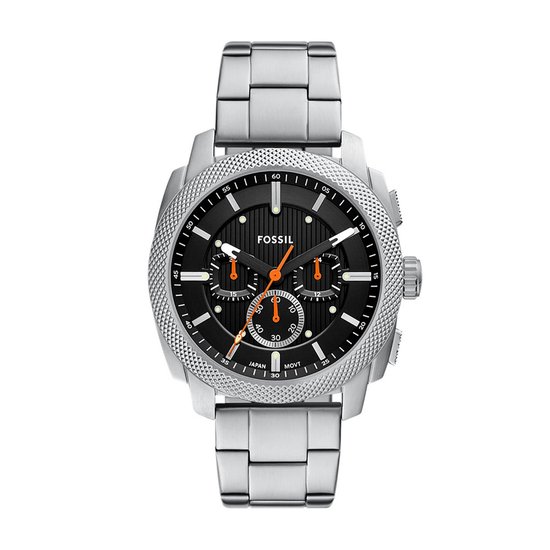 Fossil FS6095 Heren Horloge 44mm - Zilverkleurig