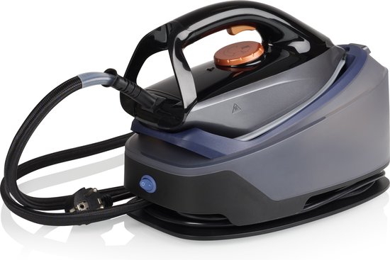 Tristar ST-8930 - Strijkijzer Stoomgenator - 2200W - 1.2 L watertank - 6,5 bar - Antraciet/blauw