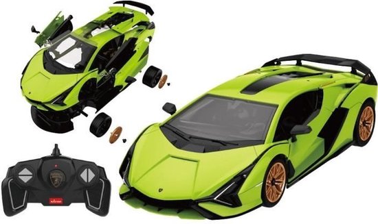 Lamborghini Sian bouwpakket - TURBO CHALLENGE - Auto met afstandsbediening - Groen - 1/18 van Lamborghini — afbeelding 2
