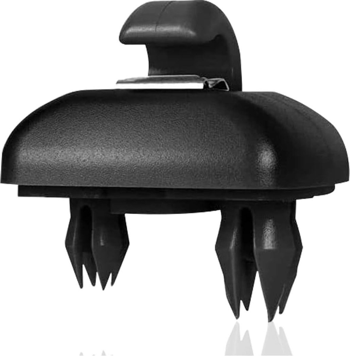 Universele zonneklephaak - stuk 8U0857562A 8E0857562 - autozonneklepclip - handig zonneklephouderhaakje - zwart .