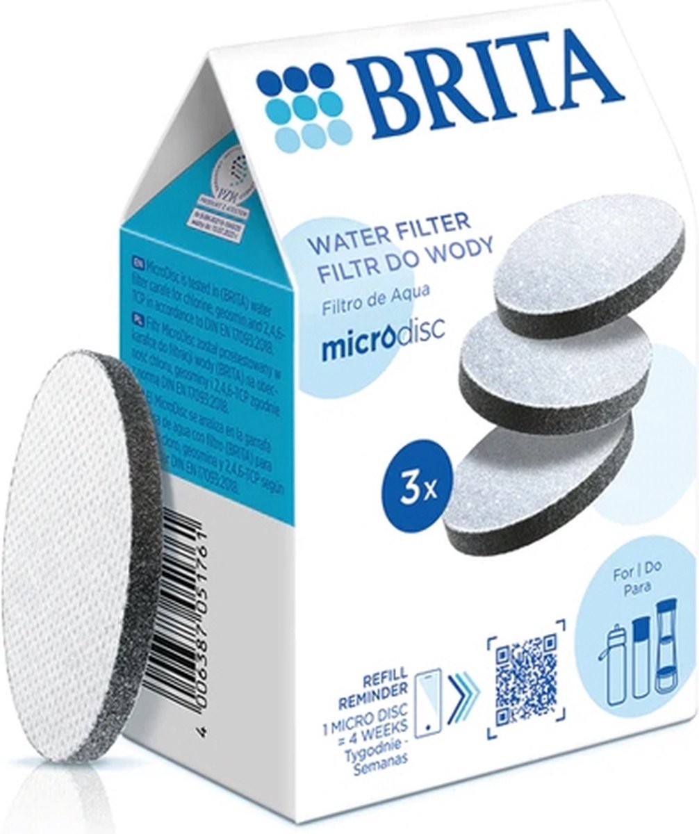 BRITA - MicroDisc pack van 3 filters voor fill & serve en fill & go vital - 1039630