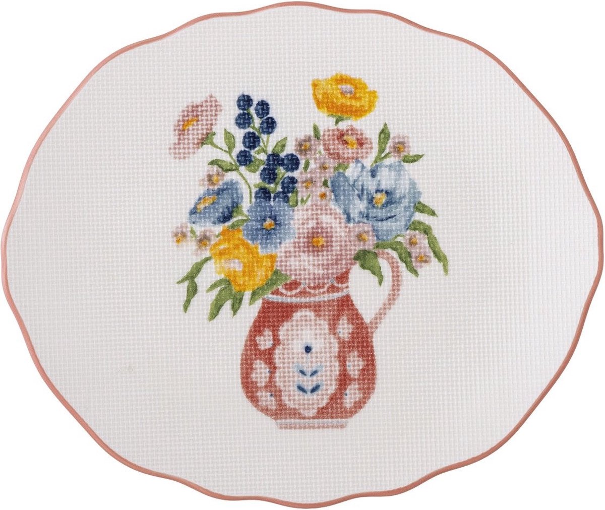 Bloomingville – Dorothy bord rose – 20 x 2 x 17 cm