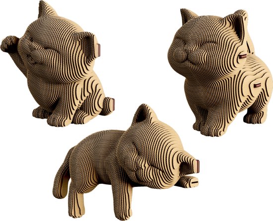 Cartonic - TRIO DE CHATONS - Puzzle 3D - puzzles - DIY- enfants et adultes