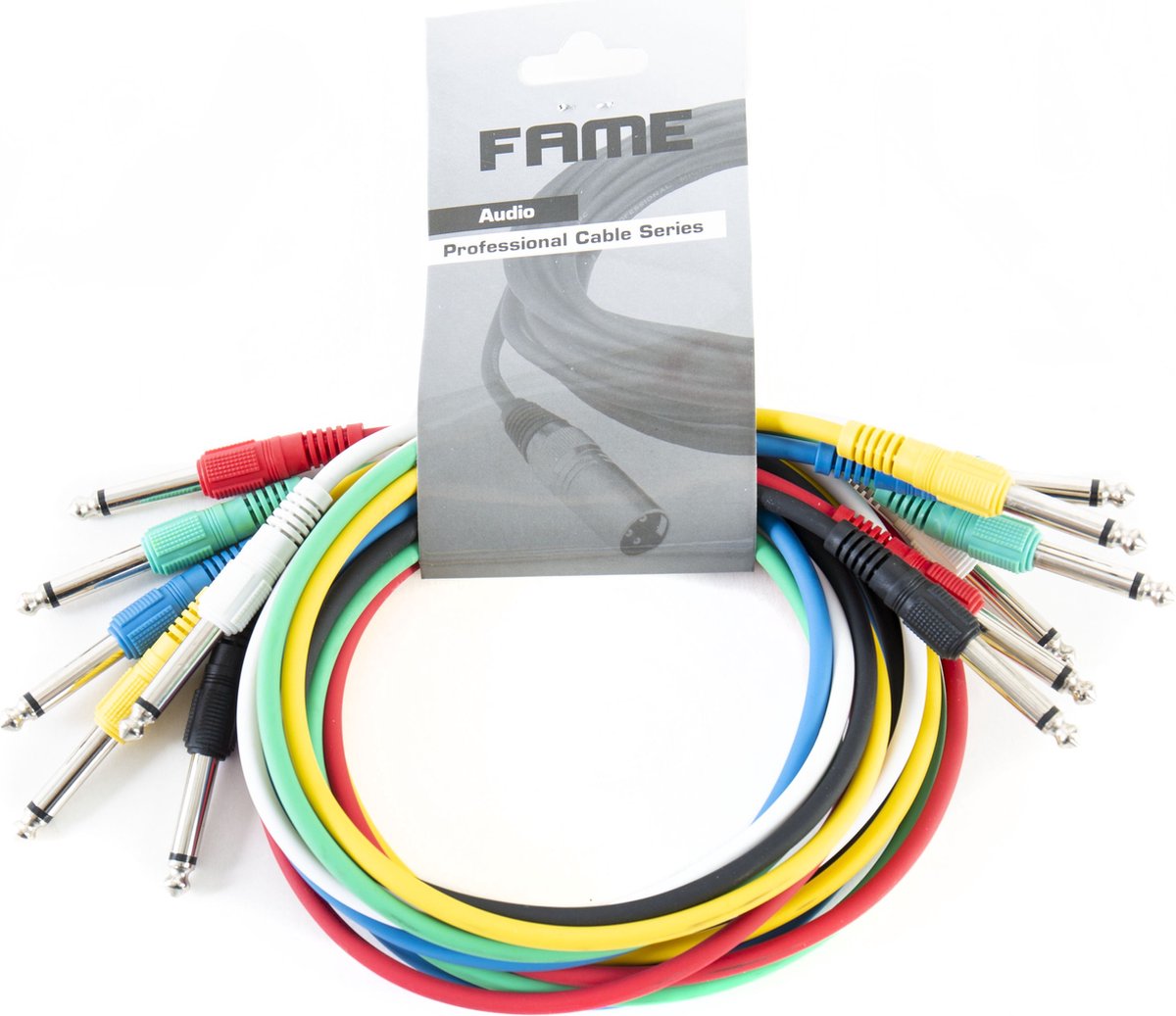DAP FL11 gekleurde patchkabels 90 cm (6 stuks)