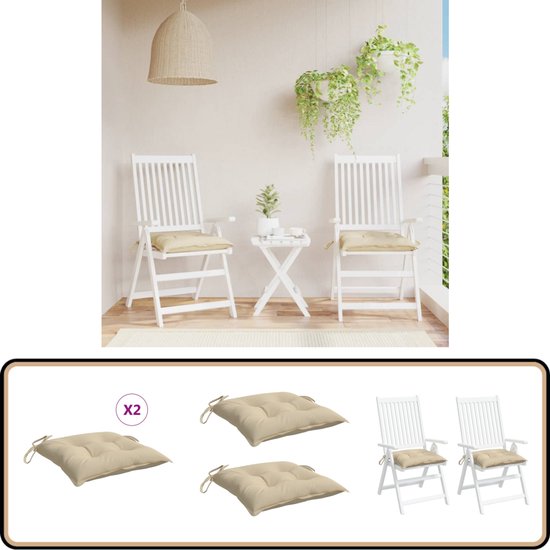 VOUNOT Palettenkissen Set für Indoor und Outdoor, Palettenpolster