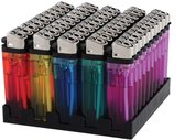 50 STUKS Aanstekers - Origineel merk Unilite - doorzichtig neon kleur wegwerp aanstekers- High Quality Lighters