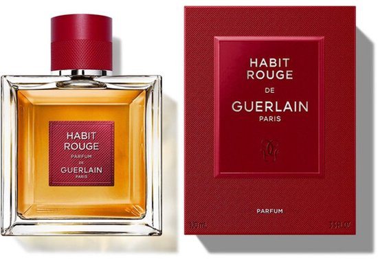 Guerlain Habit Rouge - 100 ml - pure parfum spray - pure parfum voor heren