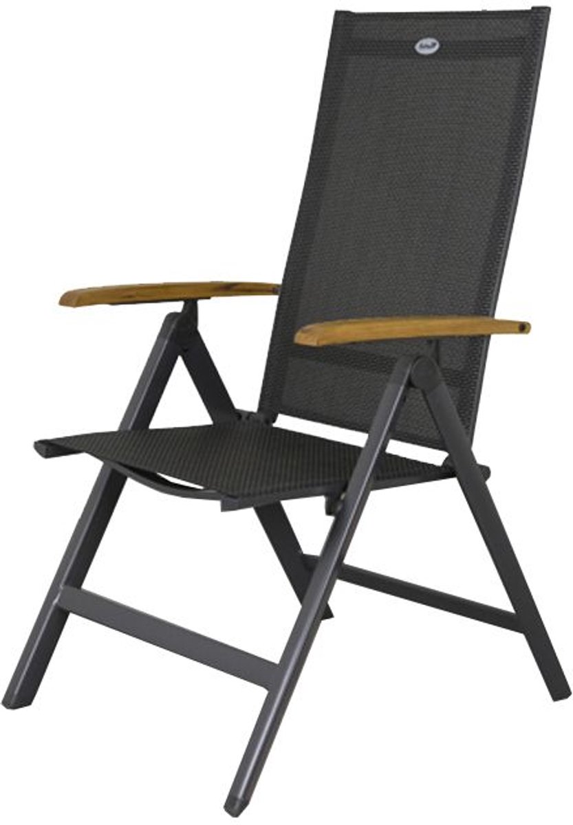 Hartman Set de 4 chaises réglables Napoli - Teck