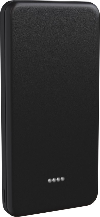 Nuvance - Power Bank 10000 mAh - Chargeur rapide - Design compact - 2x USB, USB-C & Micro USB - Powerbanks universelles pour Smartphones, Tablettes et Gadgets - Batterie externe - Zwart