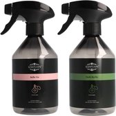 Scentchips Belle Vie + Dark Myths Interieurspray Set - Roomspray – Huisparfum – Huisspray – Geurspray – Set van 2 - 500ML