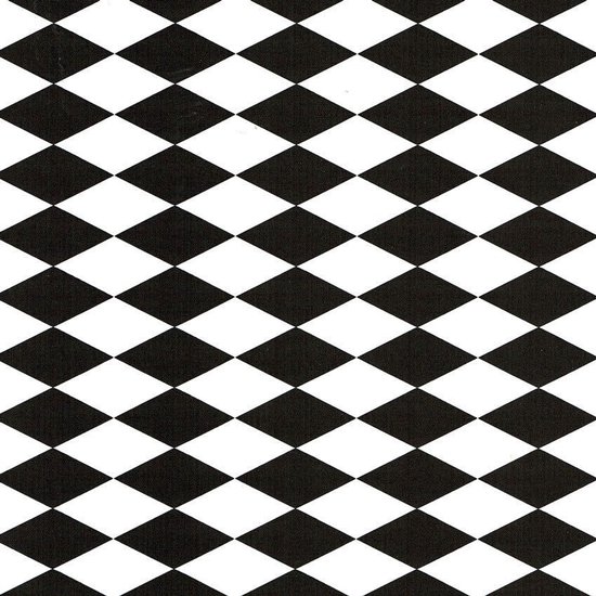 Papier cadeau à carreaux Zwart et Witte 30/50 cm - 200 m |variante : 30 cm / 200 mtr.