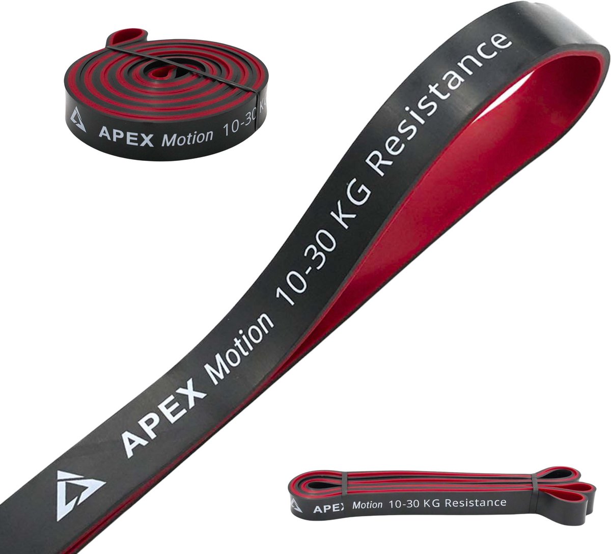 APEX Motion Premium Resistance Bands 10-30 KG - Weerstandsbanden - Powerbands - Tweelaags - 100% Natuurlijk Latex & Huidveilig